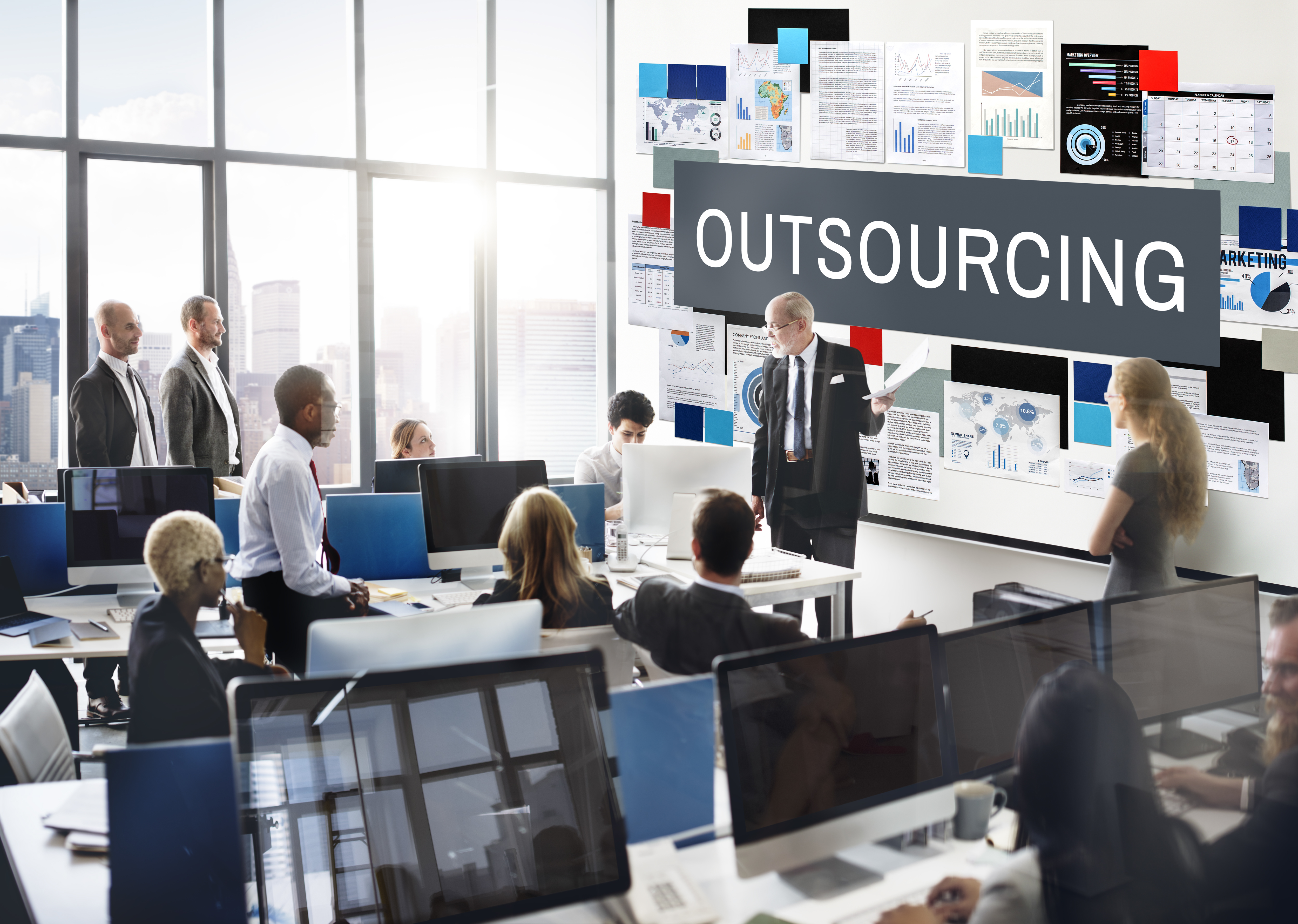 Australian team collaborating on outsourced revenue operations